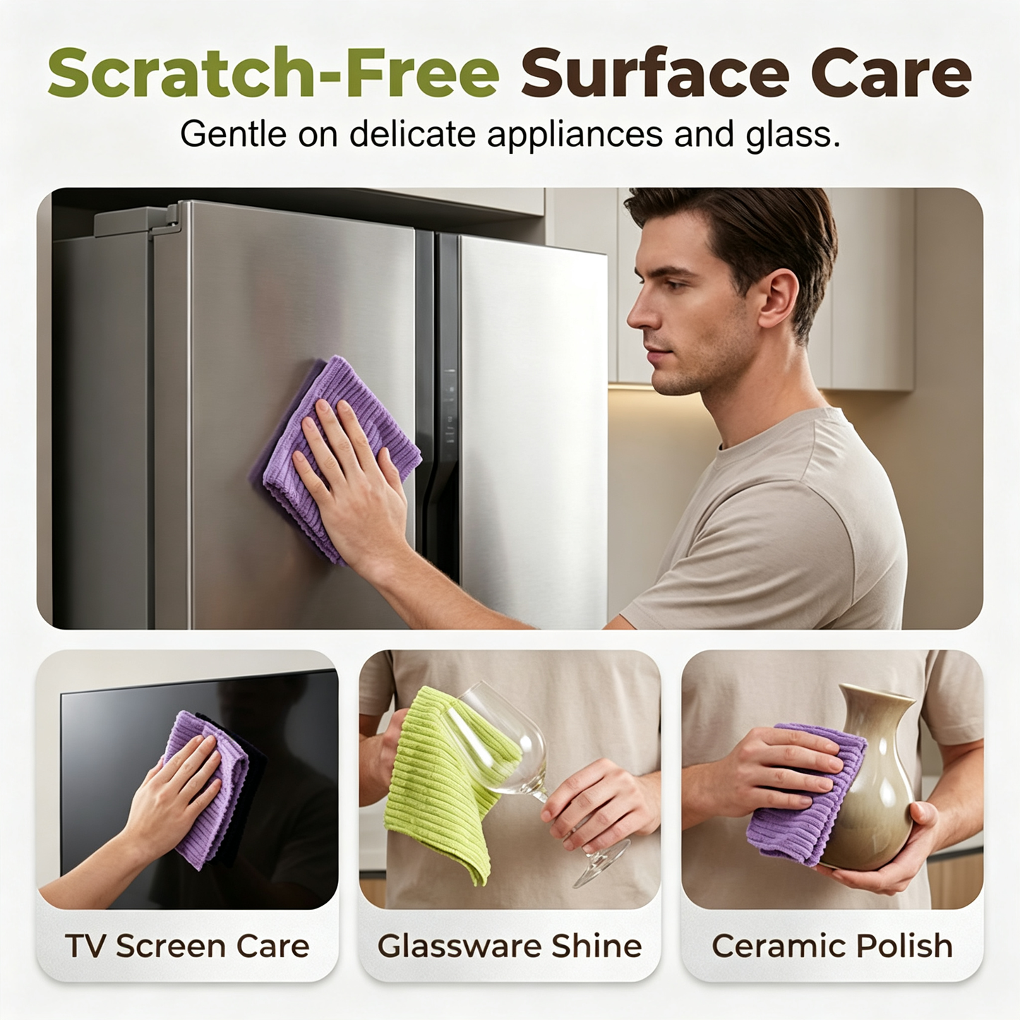 ๐จ BUY 1 GET 1 FREE ๐จ First 50 Customers Only! โฐ Premium Bamboo Fiber Microfiber Cloths โ Tear-Off Design & Antibacterial Protection
