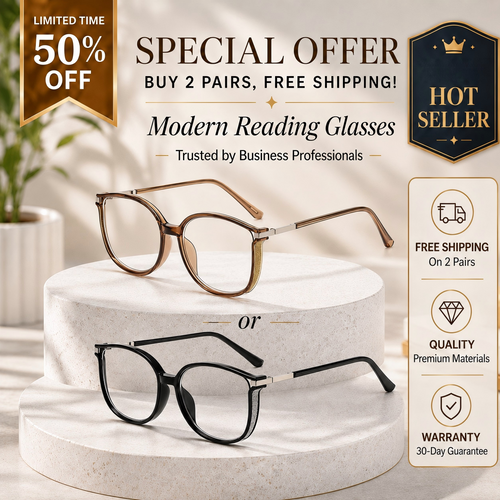 ¡Maravilla tecnológica alemana! Gafas progresivas ultracómodas (+1.0~+7.0)