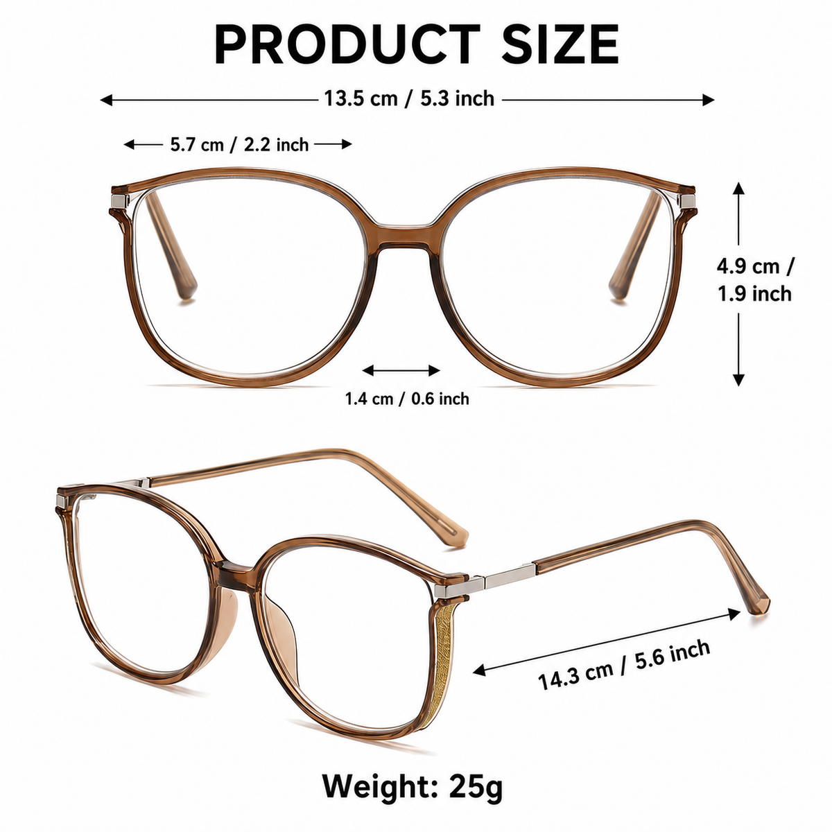 ¡Maravilla tecnológica alemana! Gafas progresivas ultracómodas (+1.0~+7.0)
