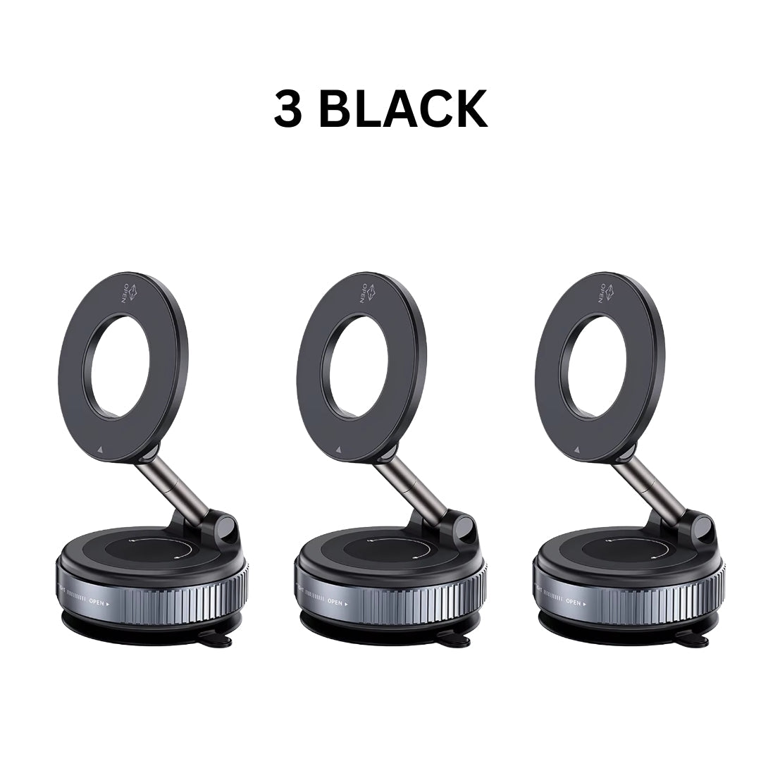 Upgraded 360° Nano Gel Vacuum Magnetic Phone Holder for Car