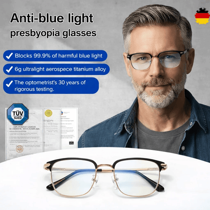 ¡Maravilla tecnológica alemana! Gafas de lectura progresivas supercómodas (+1.0~+7.0)