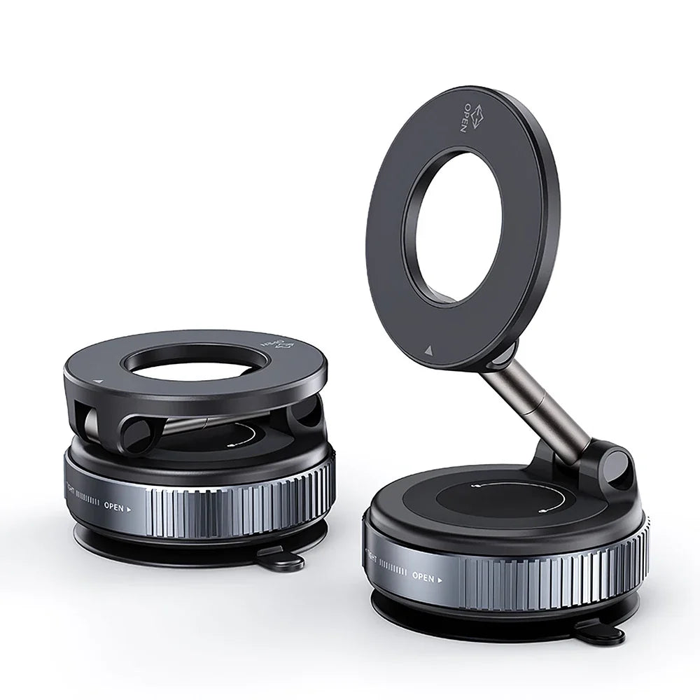 Upgraded 360° Nano Gel Vacuum Magnetic Phone Holder for Car