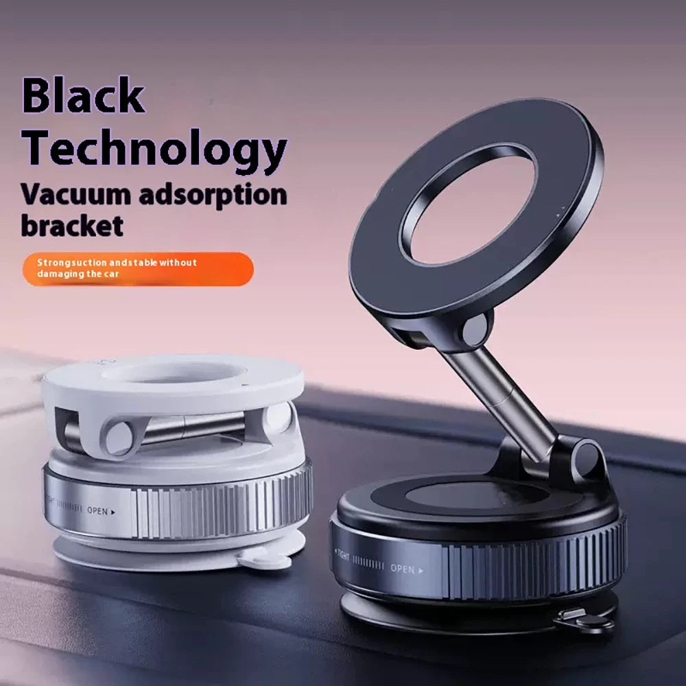 Upgraded 360° Nano Gel Vacuum Magnetic Phone Holder for Car