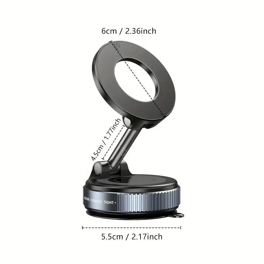Upgraded 360° Nano Gel Vacuum Magnetic Phone Holder for Car