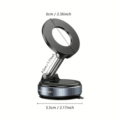 Upgraded 360° Nano Gel Vacuum Magnetic Phone Holder for Car